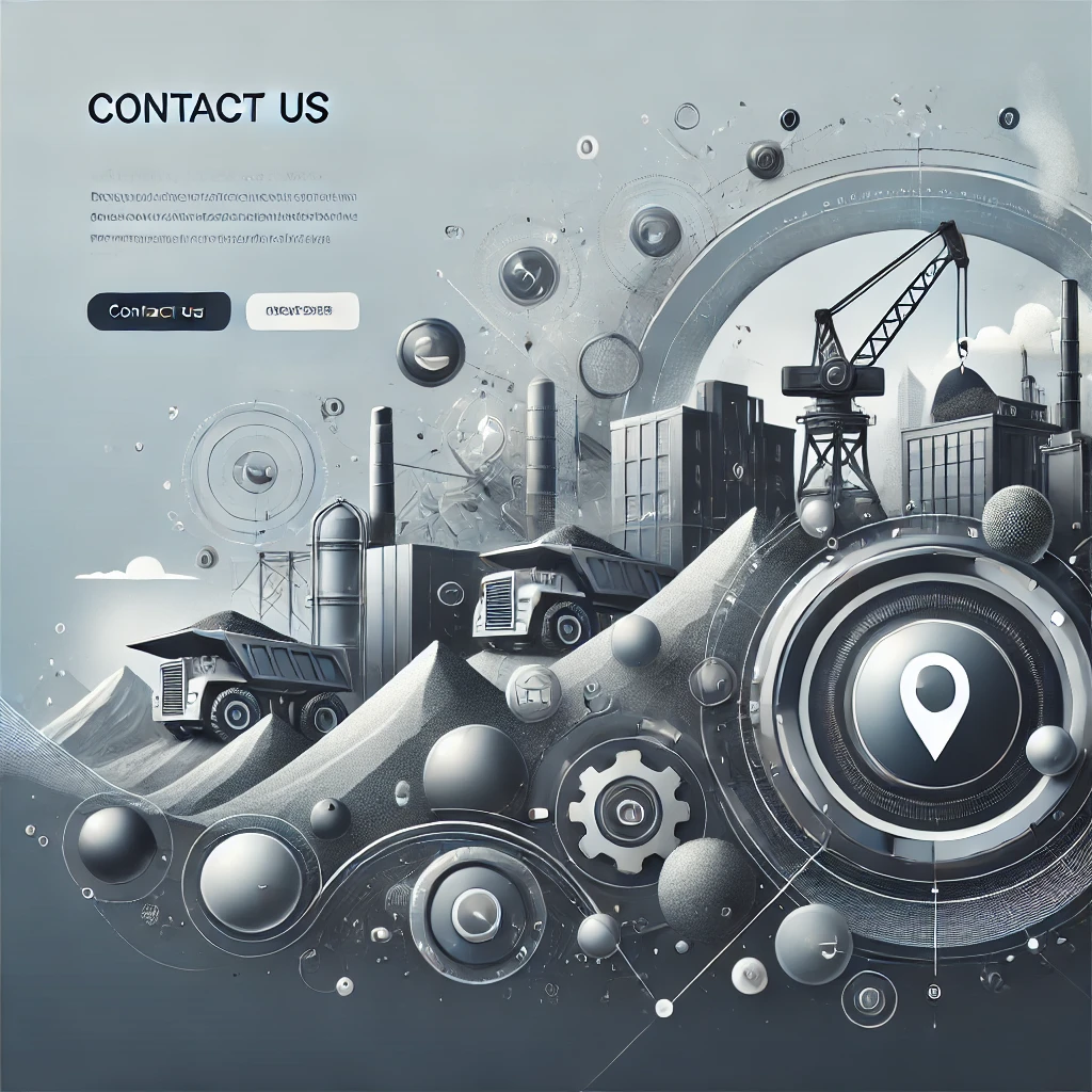 DALL·E 2025 04 15 12.41.14 A clean professional website banner image for a Contact Us page of an industrial company named KSP Mineral. The image should not include any
